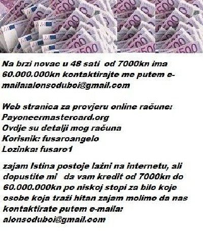 morate iznosu od 3000  za 60.000.000