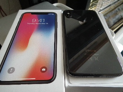 Apple iPhone X 64GB/265GB for 400 EUR