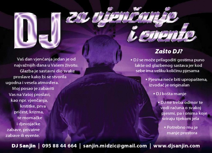 DJ za vjenanja i evente